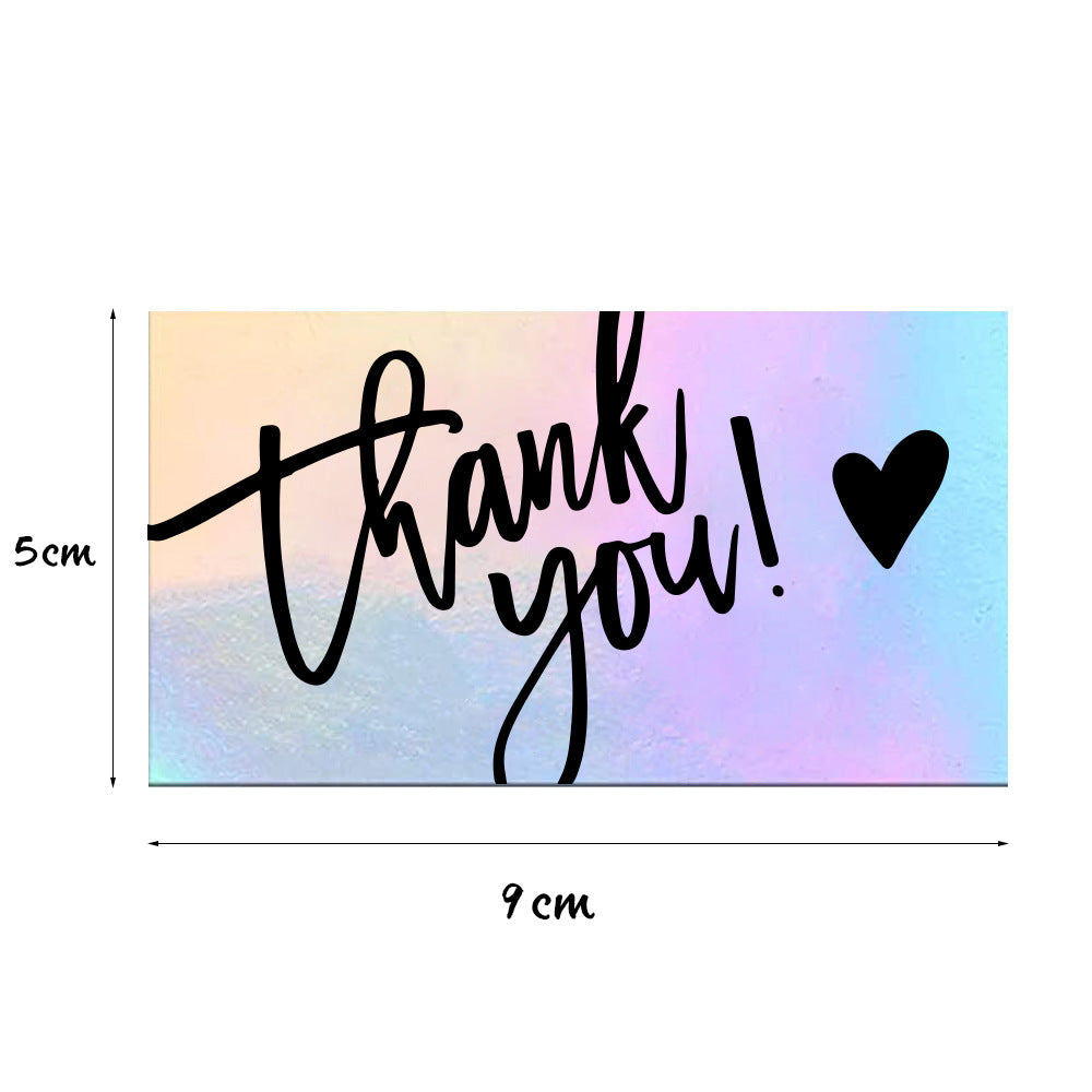 Rainbow "Thank You" 50 Cards
