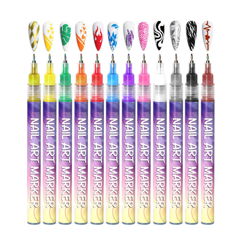 Acrylic Nail Art Pen Set