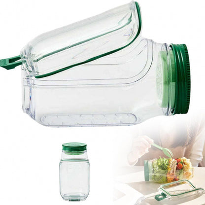 Salad Jar with Side Opening