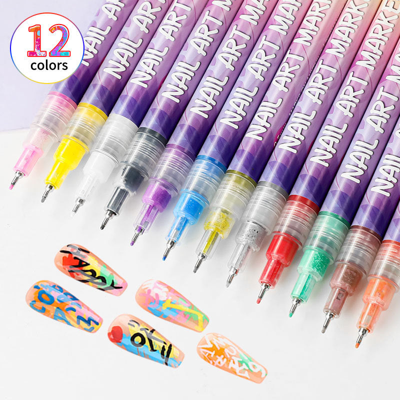 Acrylic Nail Art Pen Set