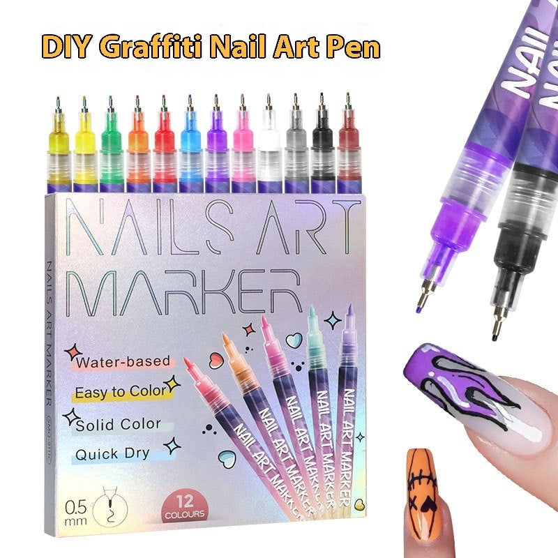 Acrylic Nail Art Pen Set