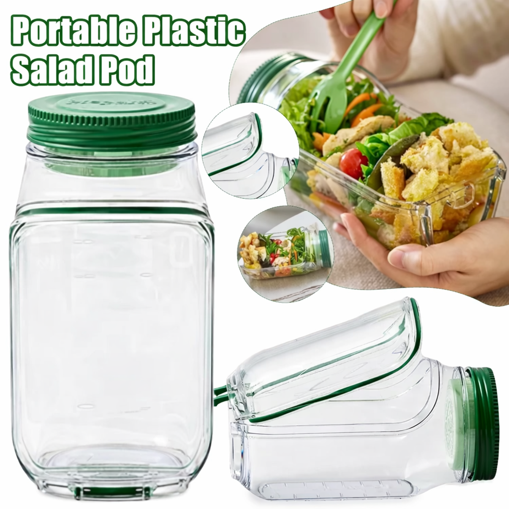 Salad Jar with Side Opening
